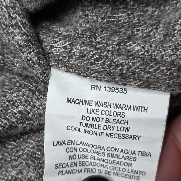 NWT Grayers Heritage Flannel Button Down Shirt Heavy Cotton Mens Size‎ 2XL Gray. - Picture 4 of 10